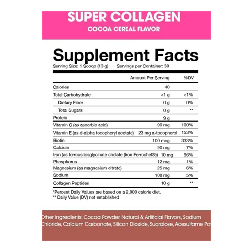 Obvi Super Collagen Cocoa Cereal 384g Best Price in Abu Dhabi