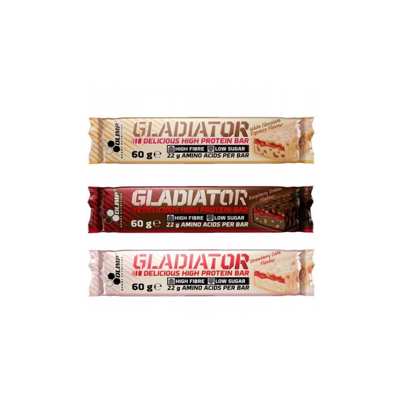 Olimp Boton Gladiator Protein Bar 60g x 15 Bars