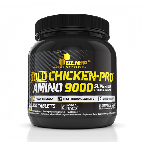 Olimp Gold Chicken - Pro Amino 9000 Mega Tabs - 300 Tabs