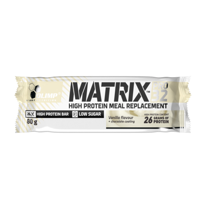 Olimp Matrix Pro 32, 80g Baton Bar Vanilla (24 x 80 g) Best Price in UAE
