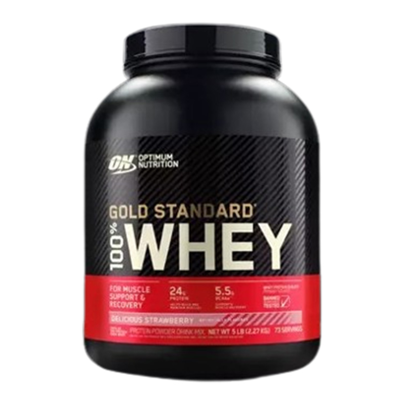 Optimum Nutrition 100% Gold Standard Whey 5 lbs - Delicious Strawberry