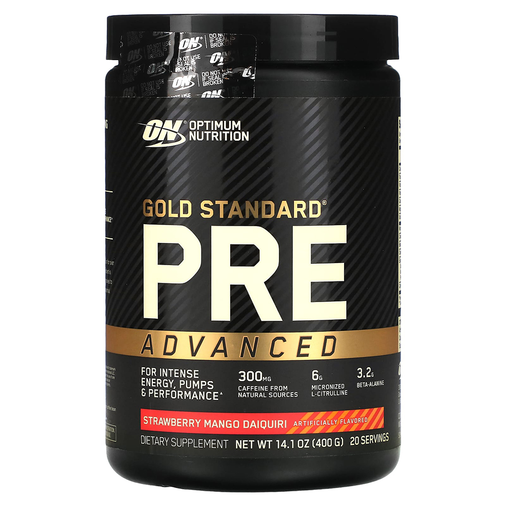 Optimum Nutrition Gold Standard Pre Advanced 20 Servings - Strawberry Mango Daiquiri