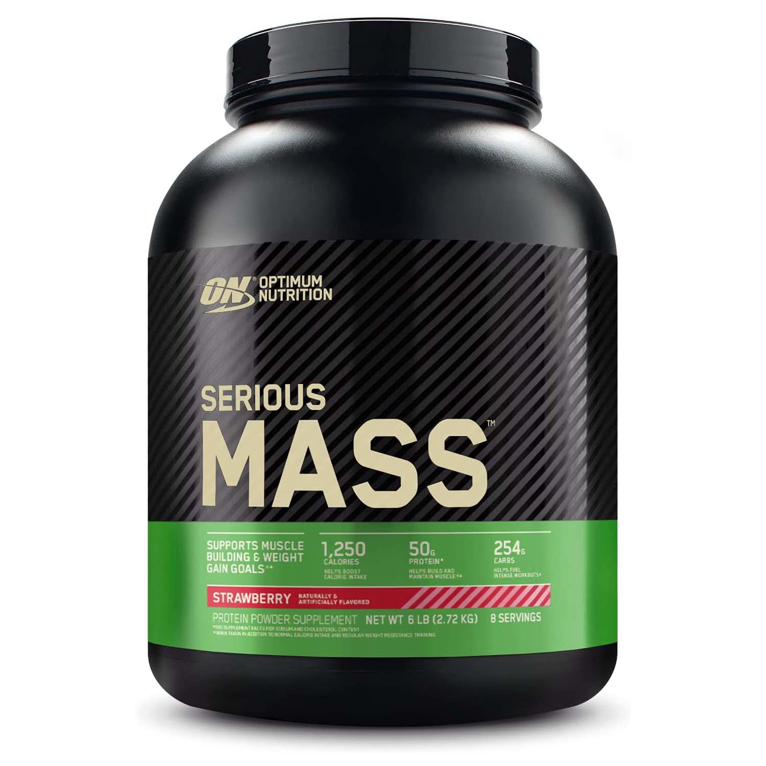 Optimum Nutrition Serious Mass 6 lbs - Strawberry