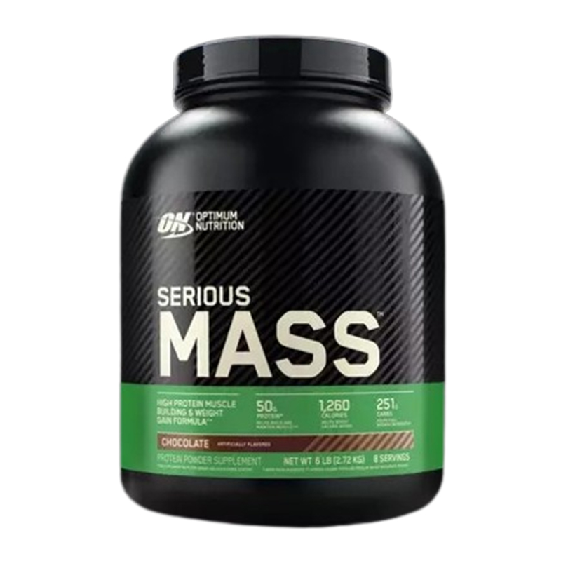 Optimum Nutrition Serious Mass Supplement 6 lbs - Chocolate