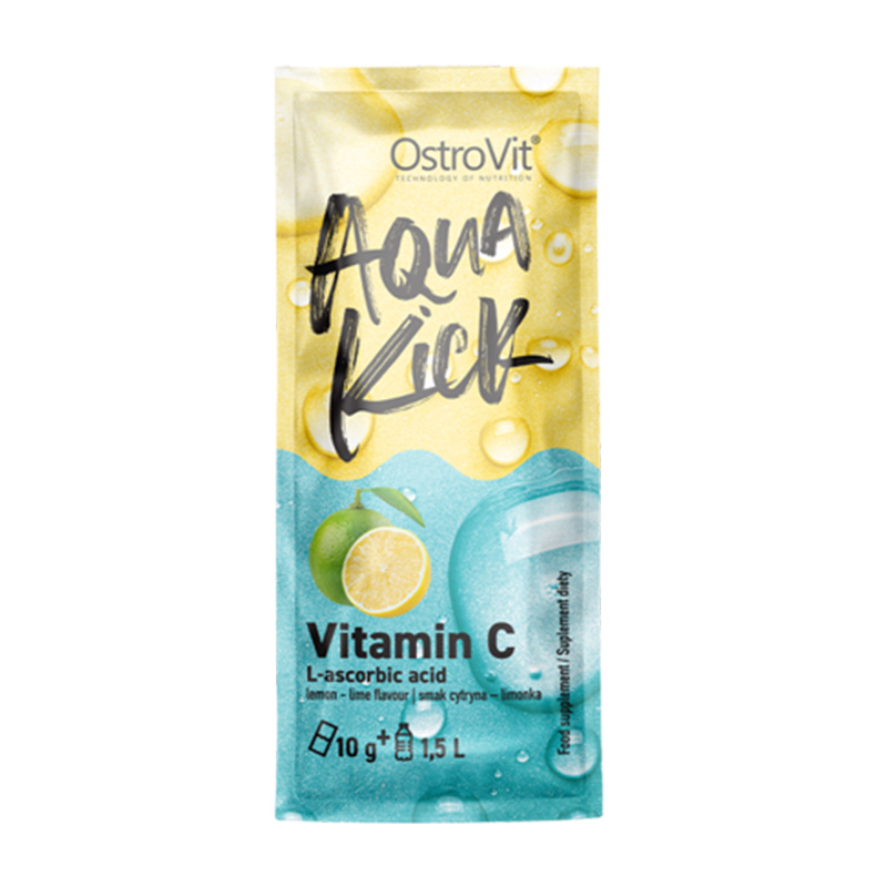 OstroVit Aqua Kick Vitamin C 10 g - Lemon Lime Best Price in UAE