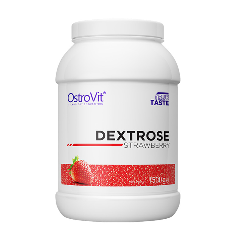 OstroVit Dextrose Strawberry 1500 g (Energy Booster)