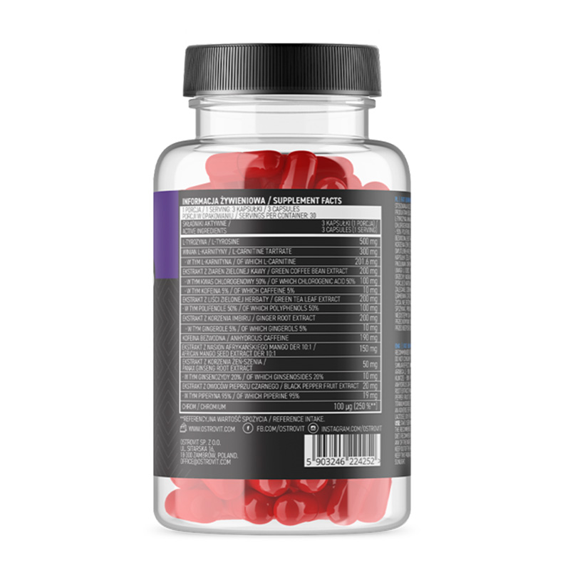 OstroVit Fat Burner eXtreme 90 caps Best Price in Dubai