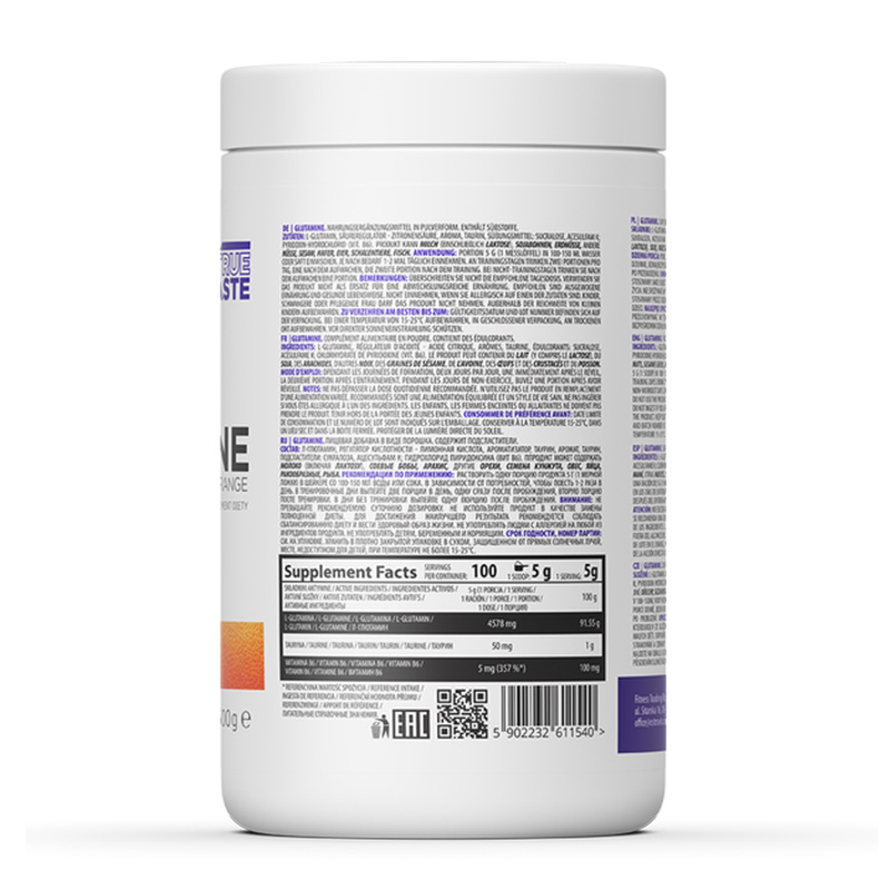 OstroVit Glutamine Orange 500 g Best Price in Dubai