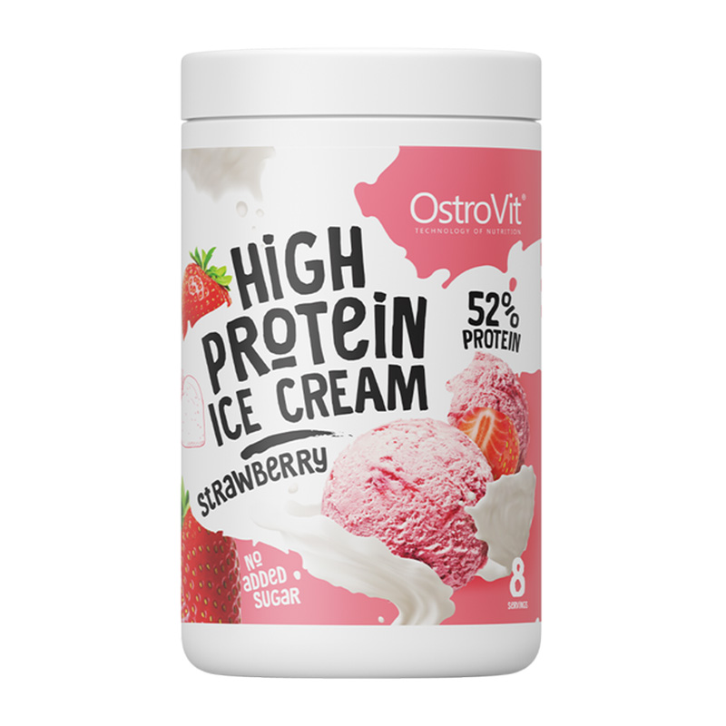 OstroVit High Protein Ice Cream 400 g - Strawberry