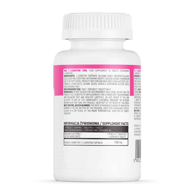 OstroVit L-Carnitine 1000 90 tabs Best Price in Dubai