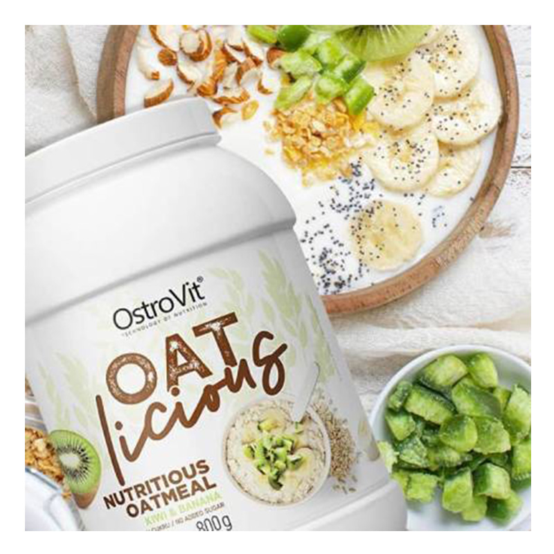 OstroVit Oatlicious 800 g - Kiwi Banana Best Price in Abu Dhabi