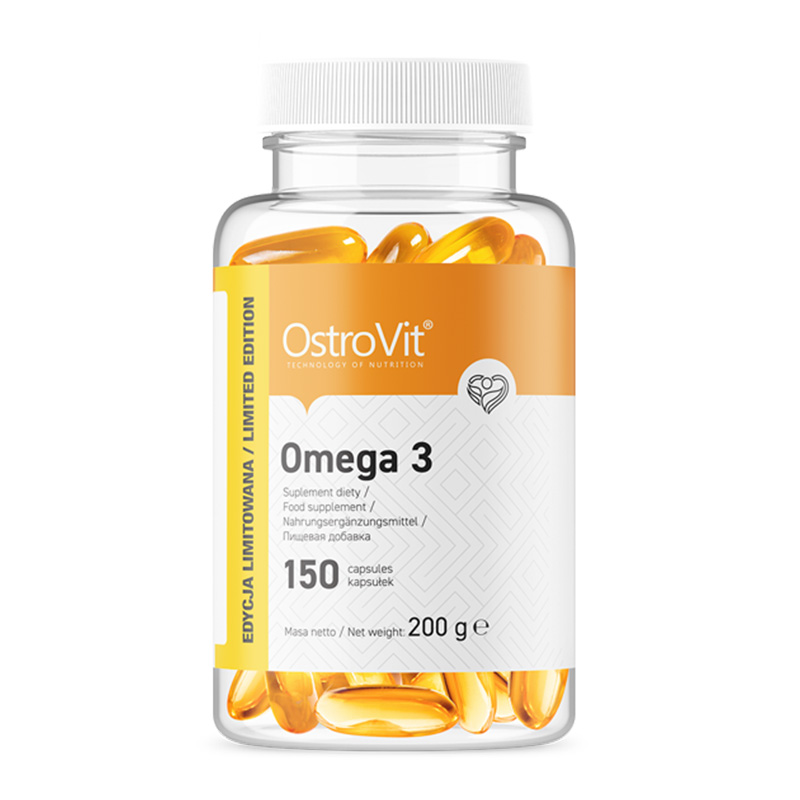 OstroVit Omega 3 150 caps - Limited Edition Best Price in UAE