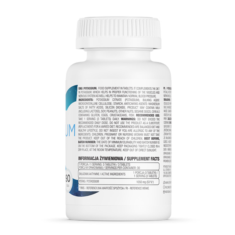 OstroVit Potassium 90 tabs Best Price in Dubai