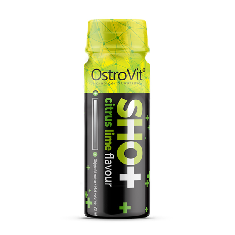 OstroVit Pre Workout SHOT 80 ml Citrus-Lime*24 ampoules Best Price in Dubai