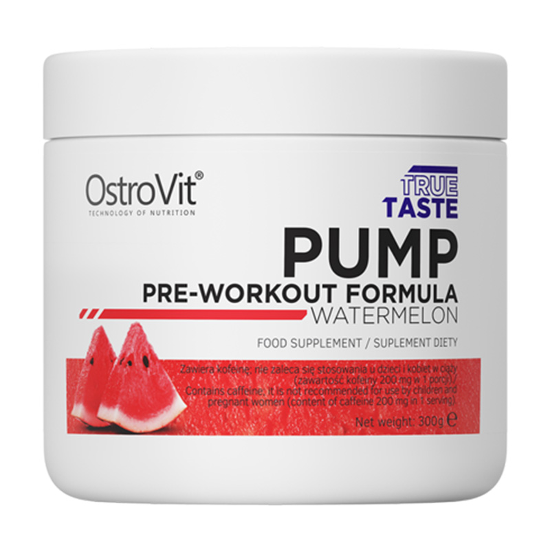OstroVit PUMP Pre-Workout Formula Watermelon 300 g NEW FORMULA