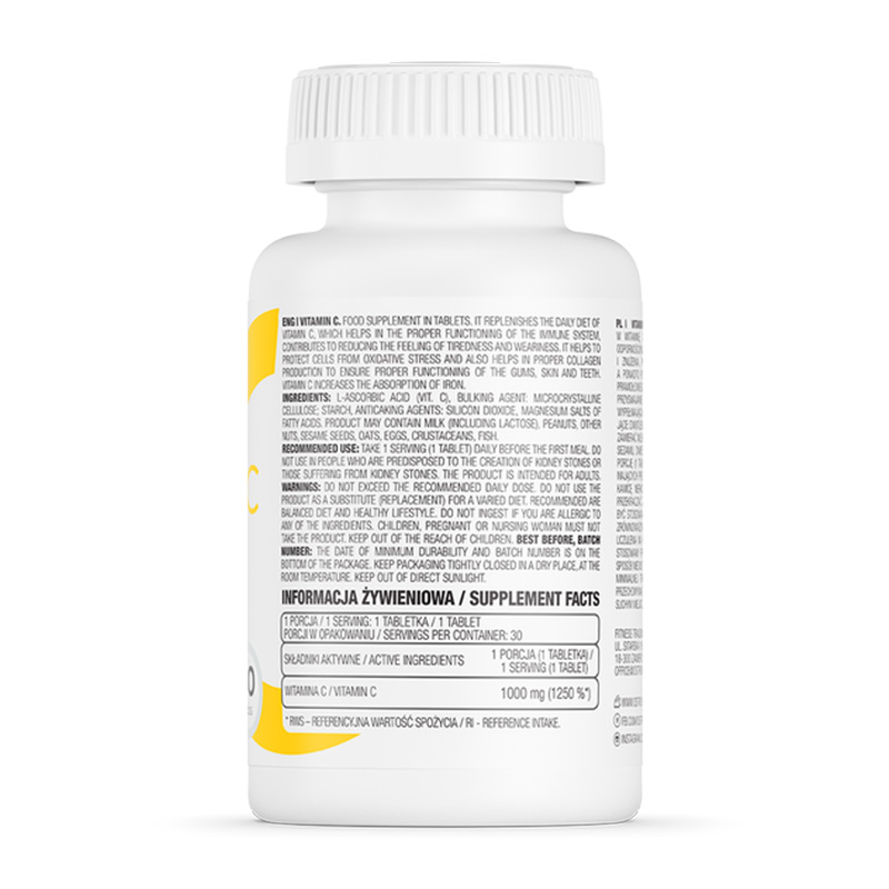 OstroVit Vitamin C 30 tabs Best Price in Dubai