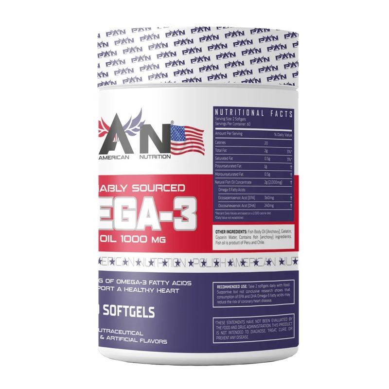 Pan Omega-3 Fish Oil - 1000mg Best Price in  Dubai