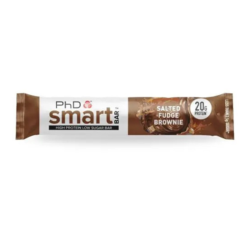 PhD Smart Protien Bar Salted Fudge Brownie 64 g 1x12 Best Price in UAE