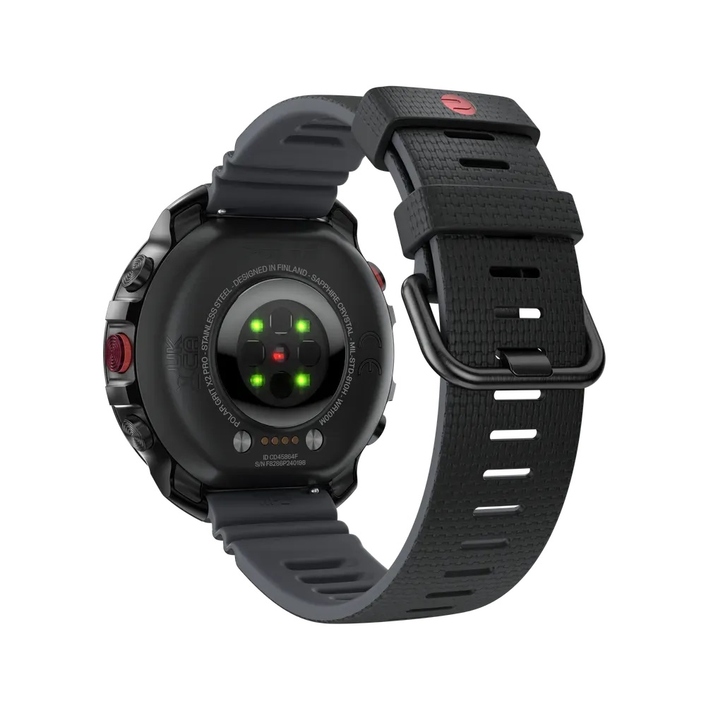 Polar Grit X2 Pro Premium Outdoor Watch - Night Black Best Price in Abu Dhabi