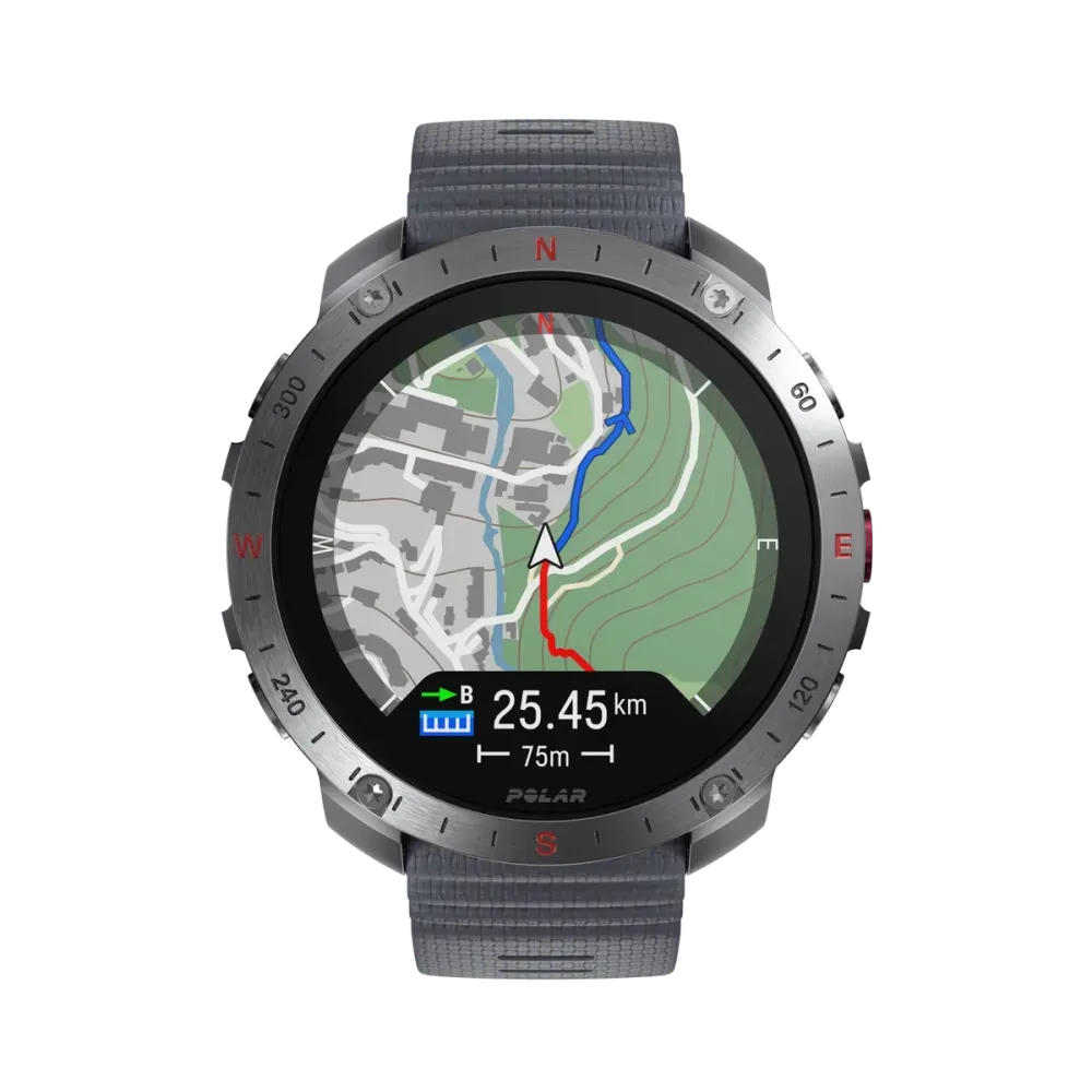 Polar Grit X2 Pro Premium Outdoor Watch S-L - Stone Gray