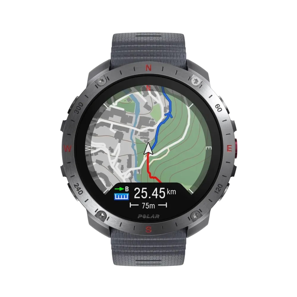 Polar Grit X2 Pro Premium Outdoor Watch - Stone Gray