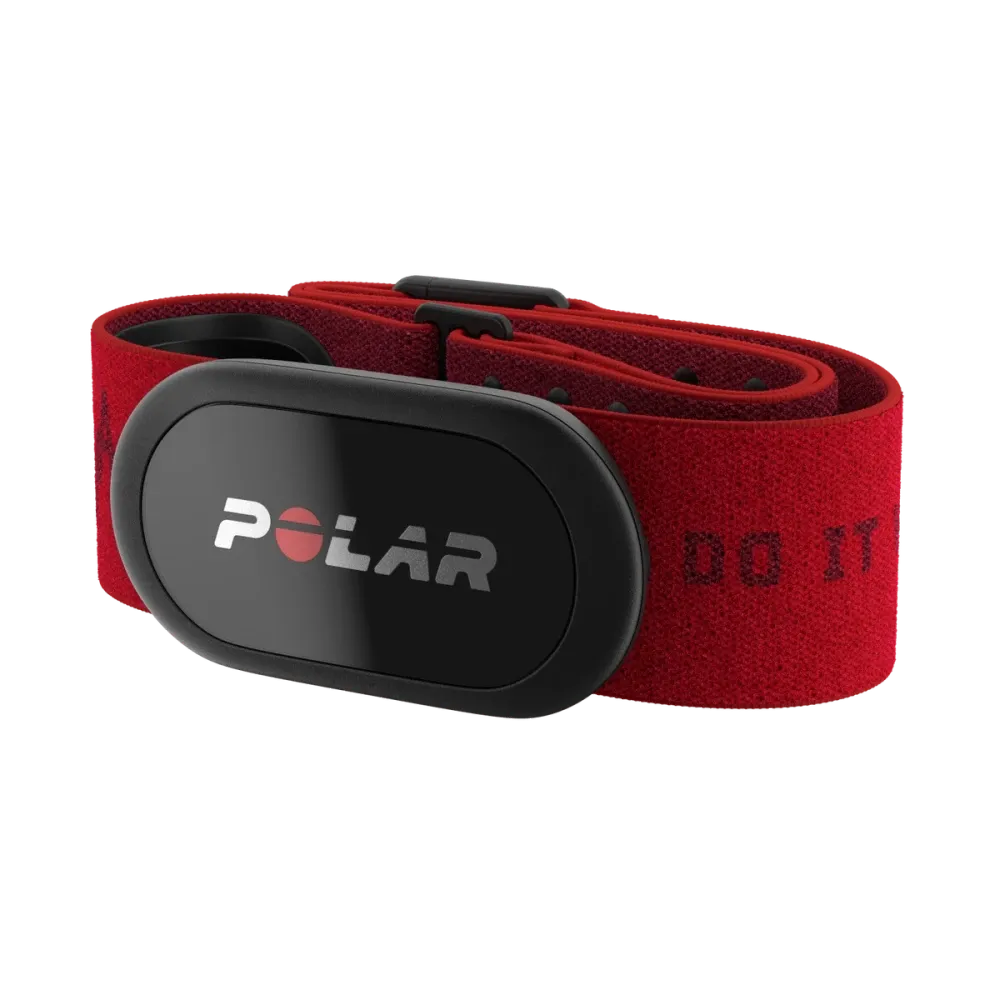 Polar H10 N Heart Rate Sensor Band M-XXL - 67-95cm - Red Beat Best Price in Dubai