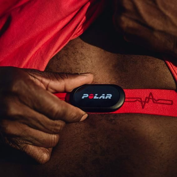 Polar H10 N Heart Rate Sensor Band M-XXL - 67-95cm - Red Beat Best Price in UAE