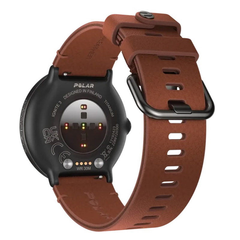 Polar Ignite 3 Titanium Fitness & Wellness Leather Bronze Wristband Watch Best Price in Abu Dhabi