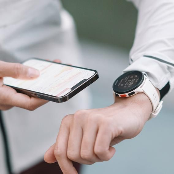 Polar Pacer GPS Sports Watch S-L 125-220 mm - Cloud White Best Price in UAE