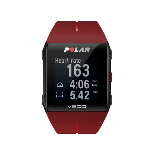 Polar V800 GPS Sports Triathlon Watch Red Price in UAE