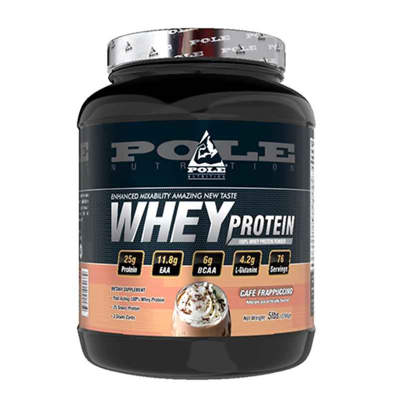 Pole Nutrition 100% Whey Protein Powder 5 lbs - Cafe Frappucino