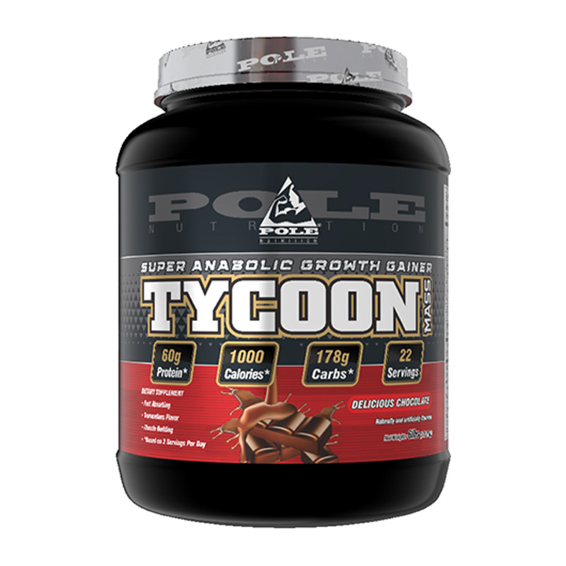 Pole Nutrition Tycoon Mass Gainer 6lbs - Delicious Chocolate Best Price in UAE