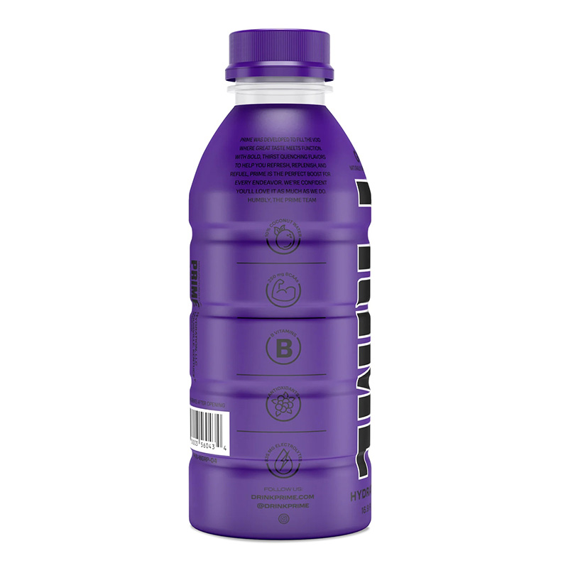 Prime Hydration Drink 500 ml 12pc Box - Grape Best Price in Dubai