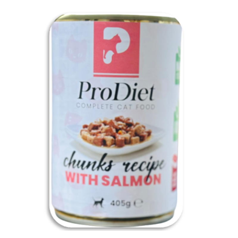 Pro Diet Cat Can Chunks Wet Food Salmon 405 G x 10 Cans