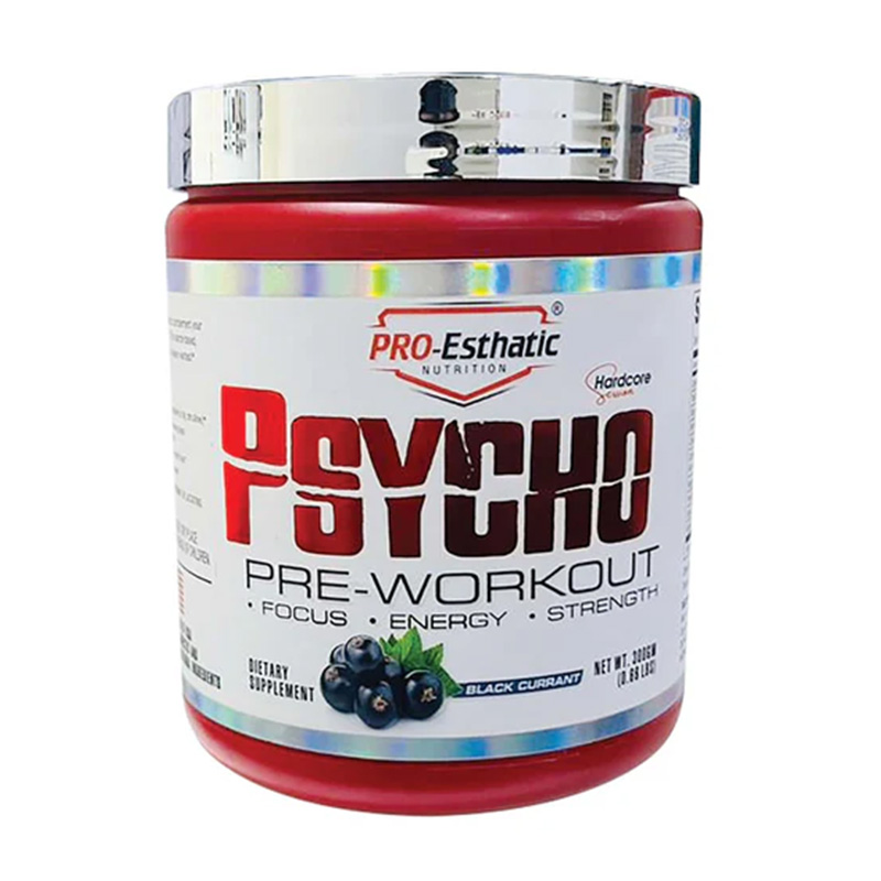 Pro Esthatic Nutrition Psycho Ripped 30 Serving - Blue Raspberry Best Price in UAE