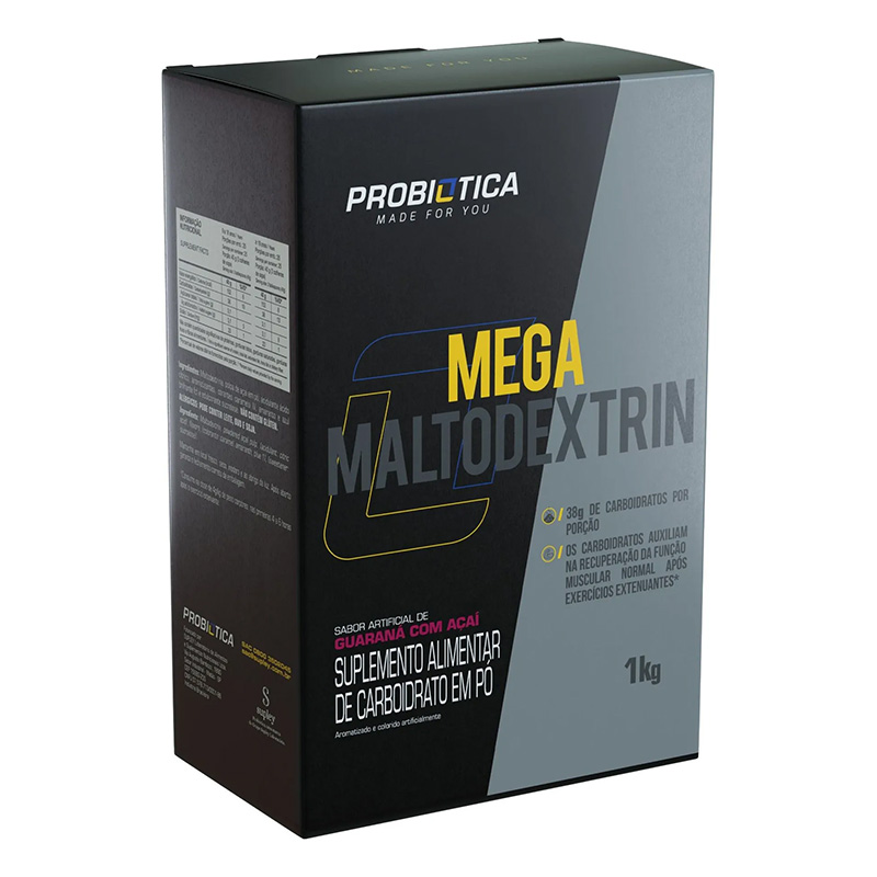 Probiotica Mega Malto Dextrin Box 1 Kg - Guarana with Acai