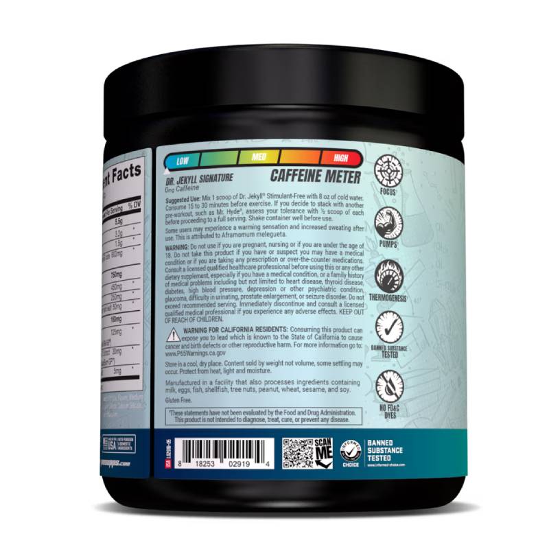 ProSupps Dr. Jekyll Signature Pre-Workout 20 Servings 348 G - Blueberry Lemonade Best Price in Abu Dhabi