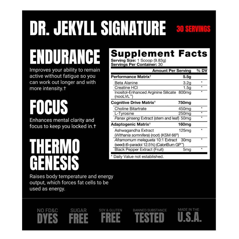 ProSupps Dr. Jekyll Signature Pre-Workout 20 Servings 348 G - Blueberry Lemonade Best Price in Sharjah