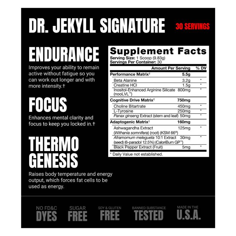 ProSupps Dr. Jekyll Signature Pre-Workout 20 Servings 348 G - Strawberry Best Price in UAE Sharjah