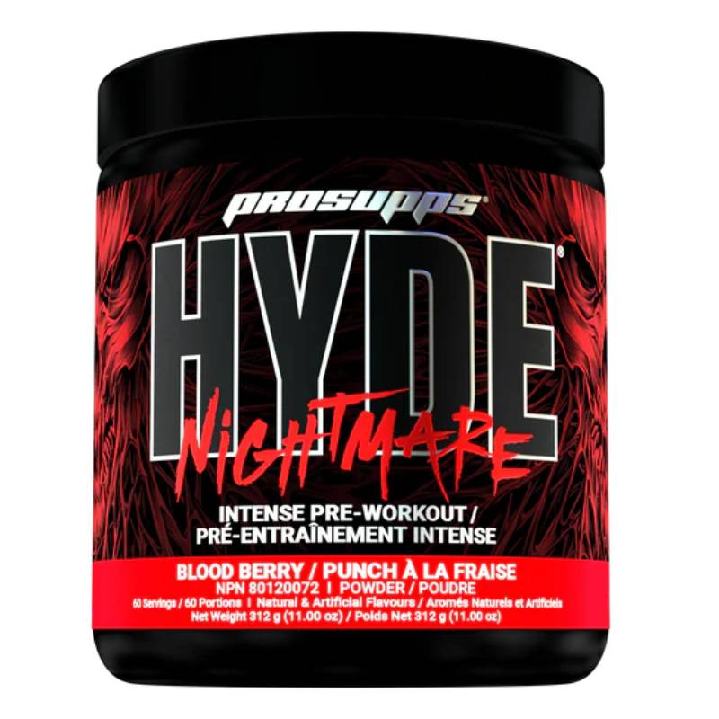 ProSupps HYDE Nightmare Intese Energy Pre Workout 30 Serving 399 G - Blood Berry