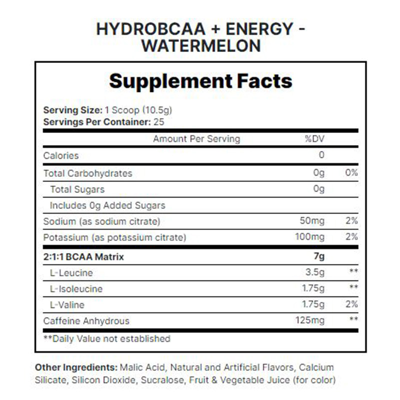 Prosupps Hydro BCAA + Energy 25 Servings Best Price in Dubai