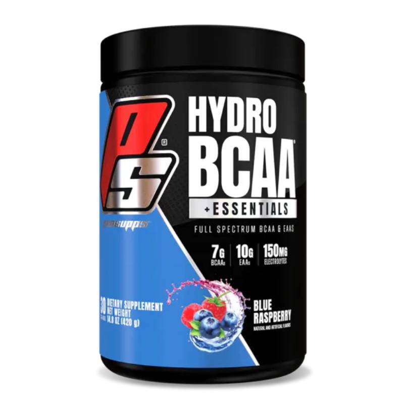 ProSupps Hydro BCAA + Essentials Full-Spectrum BCAA & EAA 30 Servings - Blue Raspberry