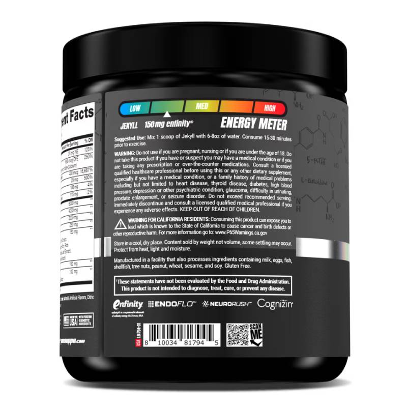 ProSupps Jekyll Performance Pre-Workout 20 Servings 348 G - Blackberry Lemonade Best Price in Dubai