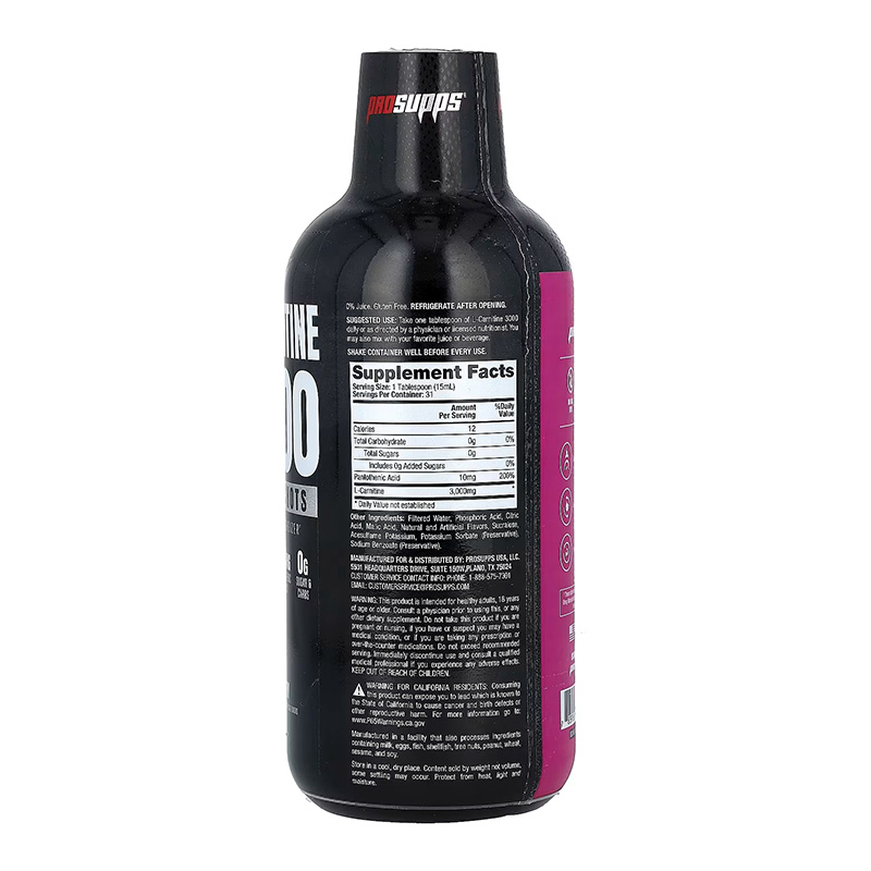 ProSupps L-Carnitine 3000 473 ml - Berry Best Price in Dubai