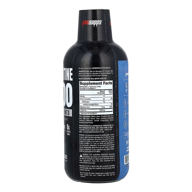 ProSupps L-Carnitine 3000 473 ml - Blue Razz Best Price in Dubai