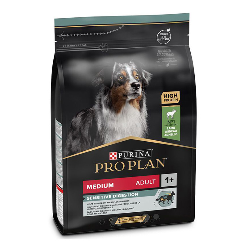 Purina Pro Plan Adult Dog Medium Sensitive Lamb Dry Food 3 Kg