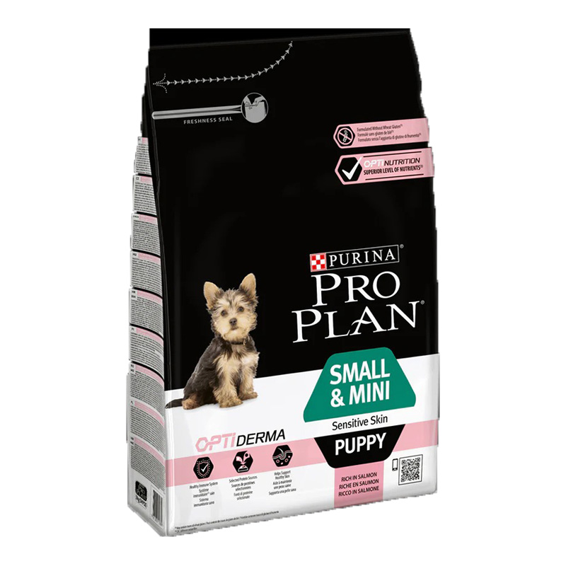 Purina Pro Plan Puppy Small & Mini Sensitive Skin Salmon Dry Food 3 Kg
