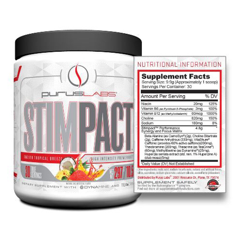 Purus Labs Pre Workout Stimpact 30 Serving Best Price in UAE