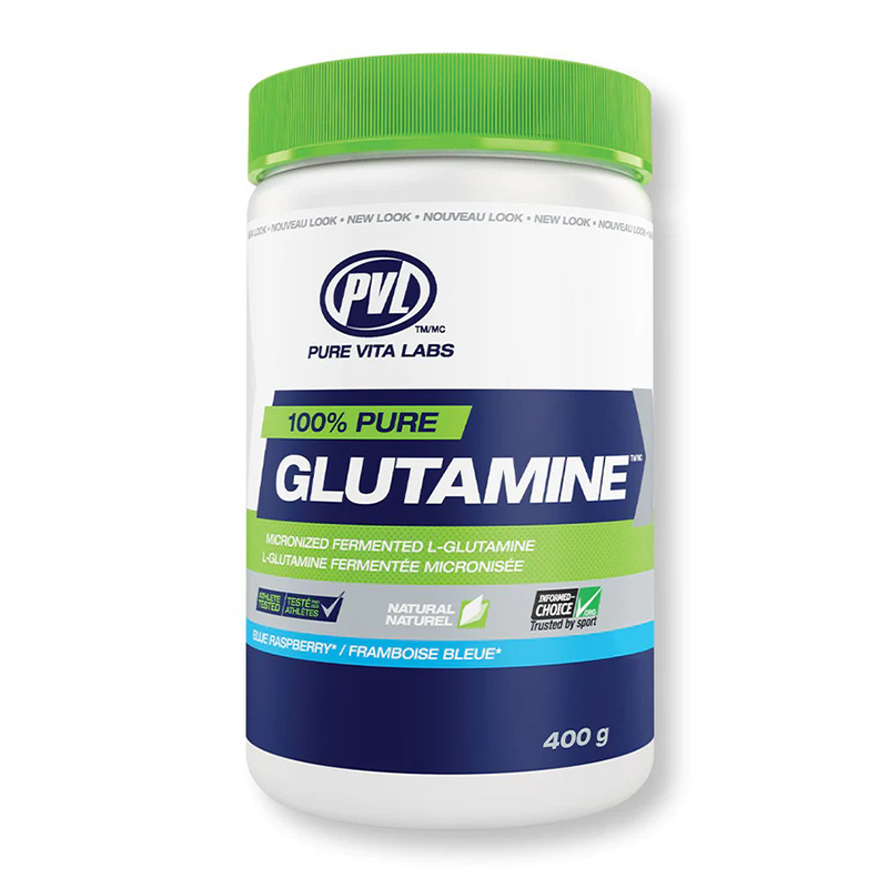 PVL 100% Pure Glutamine 400 G - Blue Raspberry Best Price in UAE