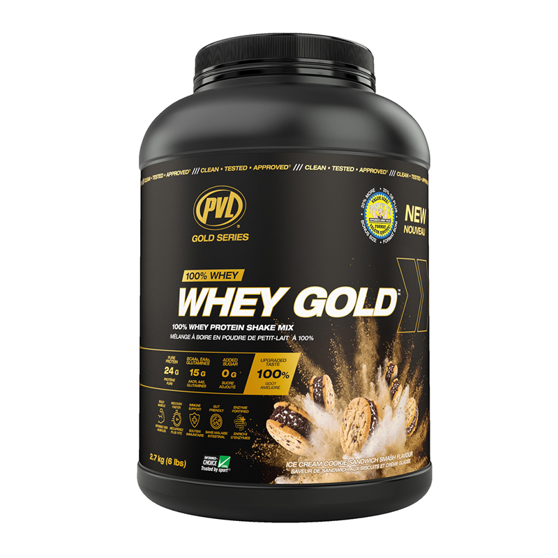 PVL - Gold Series 100% Whey Gold (2.27KG) - Ice Cream Cookies Sandwich Smash